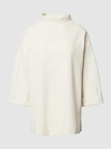 Soyaconcept Sweatshirt mit Stehkragen Modell 'Ally' in Ecru Melange, G...