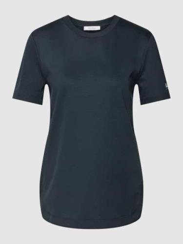 MaxMara Leisure T-Shirt mit Label-Print Modell 'TAZZINA' in Marine, Gr...