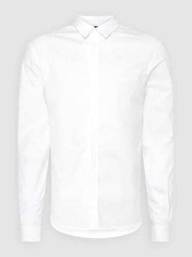 THE KOOPLES Regular Fit Business-Hemd aus Popeline in Weiss, Größe S