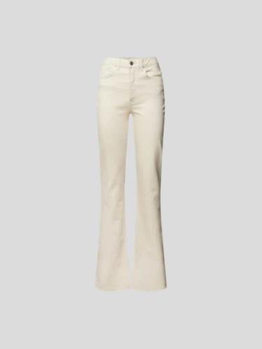 Anine Bing Bootcut Jeans im High Waist Stil in Ecru, Größe 24