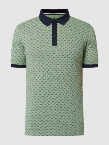 Prince Bowtie Poloshirt aus Piqué in Hellgruen, Größe L