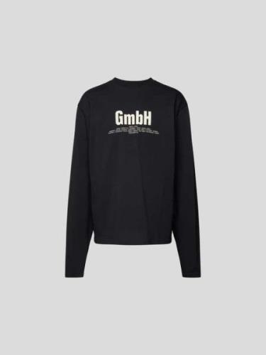 GmbH Oversized Sweatshirt aus Baumwolle in Black, Größe L