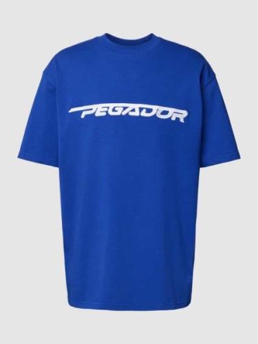 Pegador Oversized T-Shirt mit Label-Stitching Modell 'MANOR' in Royal,...