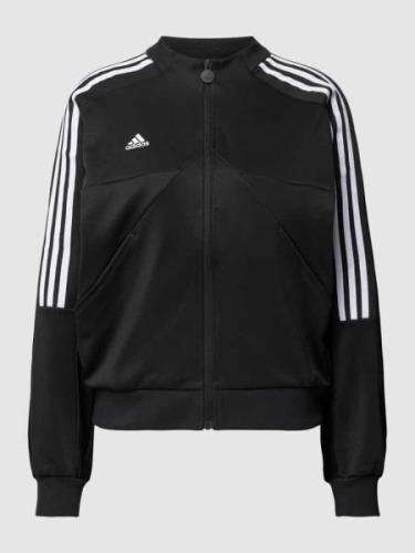 ADIDAS SPORTSWEAR Sweatjacke mit Label-Streifen Modell 'TIRO' in Black...