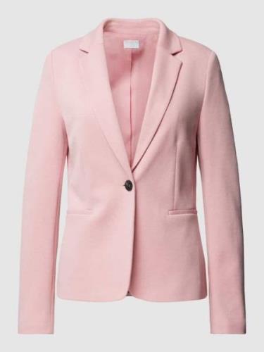 Jake*s Collection Blazer mit unifarbenem Design und Zweiwege-Reißversc...