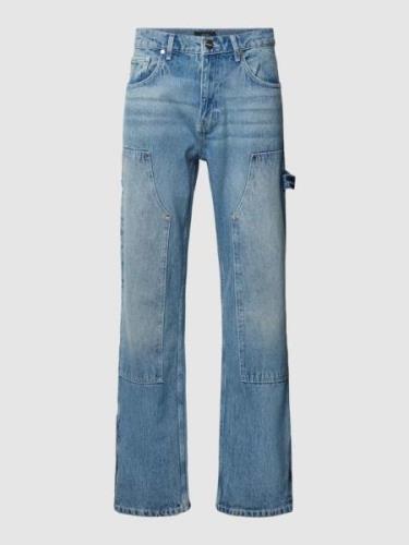 EIGHTYFIVE Regular Fit Jeans mit Hammerschlaufe in Jeansblau, Größe 33