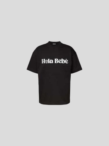 Blue Sky Inn T-Shirt mit Statement-Print in Black, Größe S