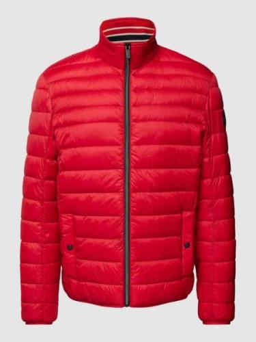 Christian Berg Men Steppjacke mit Stehkragen in Rot, Größe M