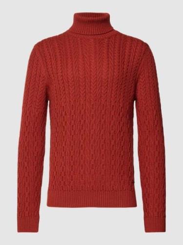 JOOP! Collection Rollkragenpullover mit Zopfmuster Modell 'Carlon' in ...