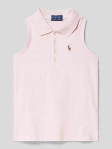Polo Ralph Lauren Kids Regular Fit Poloshirt im ärmellosen Design in H...