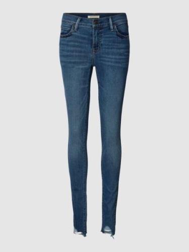 Levi's® Skinny Fit Jeans im Used-Look in Jeansblau, Größe 25/30