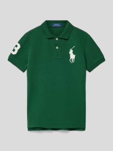 Polo Ralph Lauren Teens Poloshirt mit Logo-Stitching in Gruen, Größe 1...