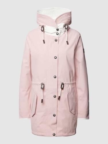 Wellensteyn Parka mit Label-Patch Modell 'SOMMER' in Rose, Größe S