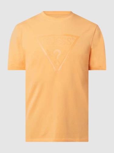 Guess Activewear Regular Fit T-Shirt mit Bio-Baumwolle in Orange, Größ...