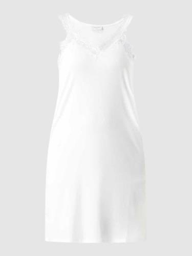 FREE/QUENT Kleid im Lingerie-Look in Offwhite, Größe XS