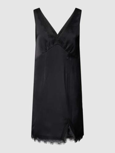 EDITED Kleid mit Spitzenbesatz Modell 'Kiri' in Black, Größe 34