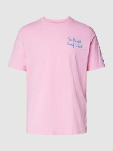 MC2 Saint Barth T-Shirt aus reiner Baumwolle in Rosa, Größe S