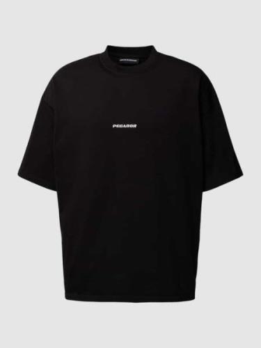 Pegador T-Shirt mit Label-Print in Black, Größe XS