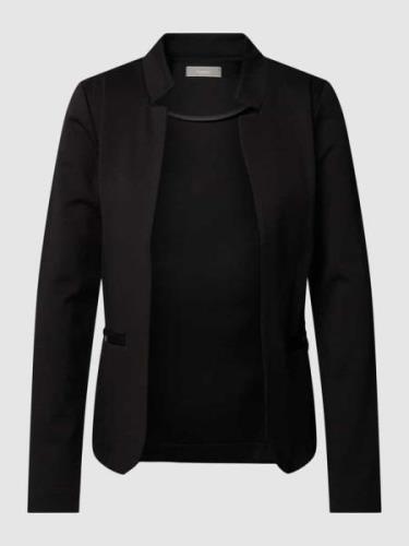 Fransa Blazer mit Leistentaschen Modell 'Cedilan' in Black, Größe L
