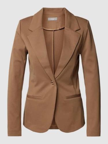 Fransa Blazer mit Paspeltaschen in Cognac, Größe S