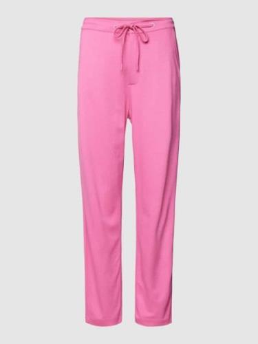 Rich & Royal Stoffhose mit elastischem Bund in Pink, Größe XS