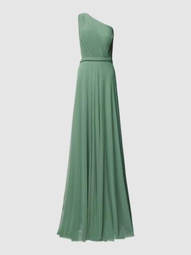 TROYDEN COLLECTION Abendkleid mit One-Shoulder-Träger in Mint, Größe 4...