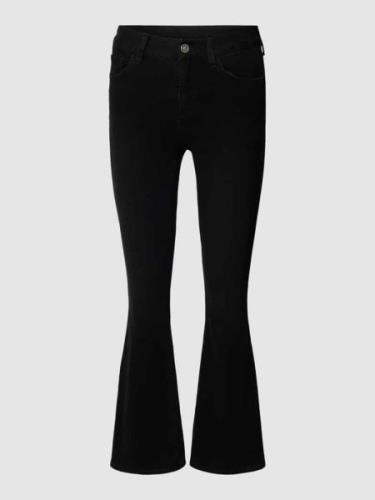 Liu Jo White Regular Fit Jeans mit Label-Applikation Modell 'B.UP PRIN...