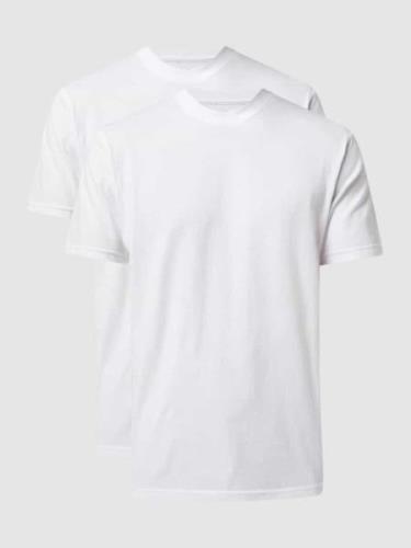 Götzburg Wäsche T-Shirt aus Baumwolle im 2er-Pack in Weiss, Größe L