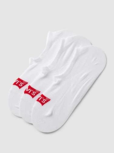 Levi's® Socken mit Label-Detail Modell 'BATWING' im 3er-Pack in Weiss,...