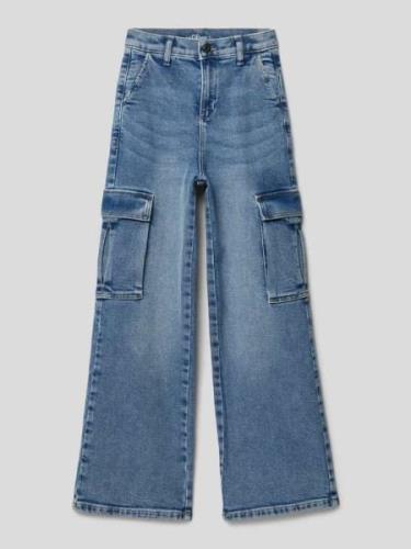 s.Oliver RED LABEL Jeans mit Cargotaschen in Blau, Größe 170