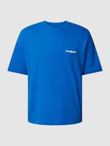 Low Lights Studios T-Shirt mit Label-Print in Bleu, Größe XL