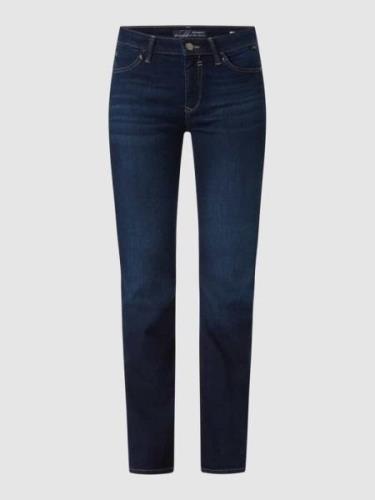 Mavi Jeans Straight Fit High Rise Jeans mit Stretch-Anteil Modell 'Ken...