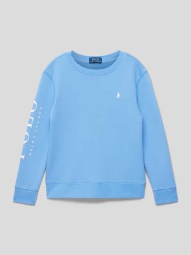 Polo Ralph Lauren Kids Sweatshirt mit Label-Stitching in Bleu, Größe 9...
