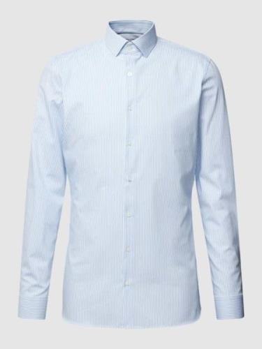 OLYMP No. Six Super Slim Fit Business-Hemd mit Streifenmuster in Bleu,...