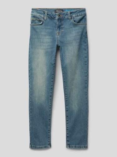 CARS JEANS Jeans im Used-Look Modell 'Balboa' in Blau, Größe 140