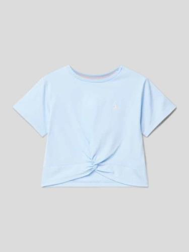 Polo Ralph Lauren Teens Cropped T-Shirt mit Label-Stitching in Bleu, G...