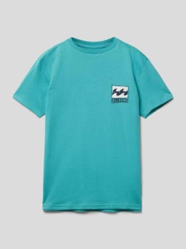 Billabong T-Shirt mit Label-Print in Lagune, Größe 152