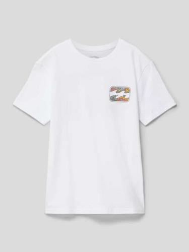Billabong T-Shirt mit Motiv-Print Modell 'CRAYON WAVE' in Weiss, Größe...