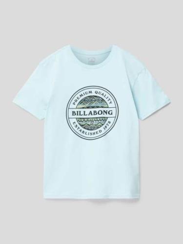 Billabong T-Shirt mit Label-Print in Mint, Größe 152