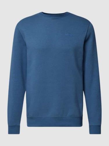 Blend Sweatshirt mit Label-Print in Royal, Größe M