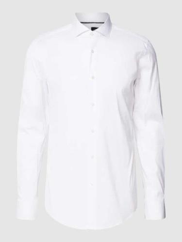 BOSS Slim Fit Business-Hemd mit Stretch-Anteil Modell 'Hank Hai' in We...