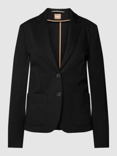 BOSS Blazer mit Eingrifftaschen Modell 'Jonalahra' in Black, Größe 38