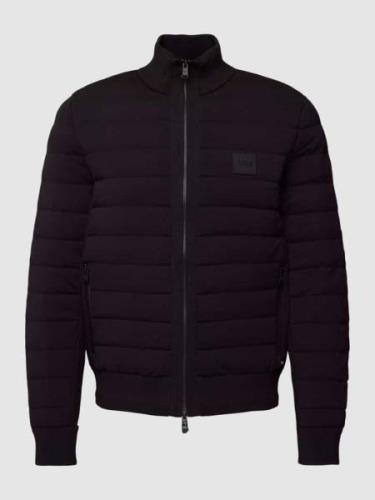 BOSS Jacke mit Label-Patch Modell 'Paranolo' in Black, Größe S