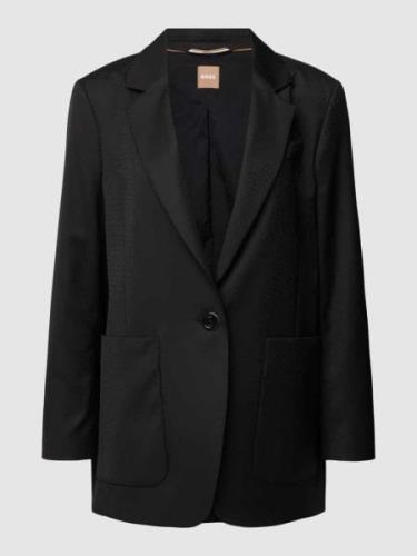 BOSS Blazer mit aufgesetzten Eingrifftaschen Modell 'Jakura' in Black,...