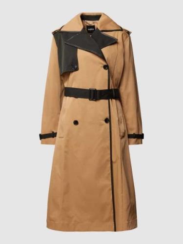 BOSS Wasserabweisender Trenchcoat Modell 'Caduca' in Camel, Größe 38