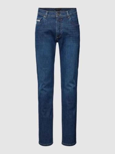 bugatti Modern Fit Jeans mit Stretch-Anteil in Hellblau, Größe 31/32