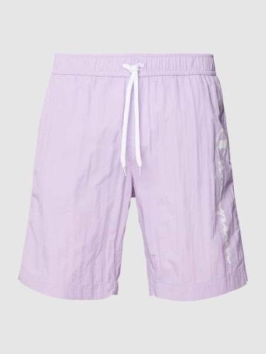 CHAMPION Shorts mit elastischem Bund in Flieder, Größe S