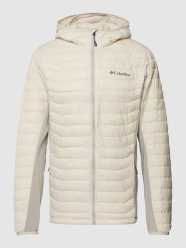 COLUMBIA Steppjacke mit Label-Print in Sand, Größe S