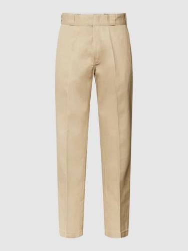 Dickies Chino mit Bügelfalten Modell 'WORK PANT' in Khaki, Größe 32/32