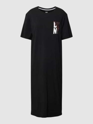 DKNY Nachthemd mit Eingrifftaschen in Black, Größe XS